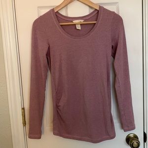 H&M Maternity Mama Pink Long Sleeve Top Small